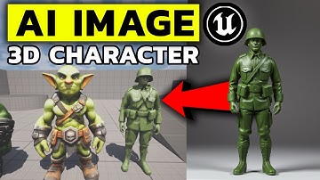 Meshy AI Image to 3D Character Model | Unreal Engine 5 (Tutorial)