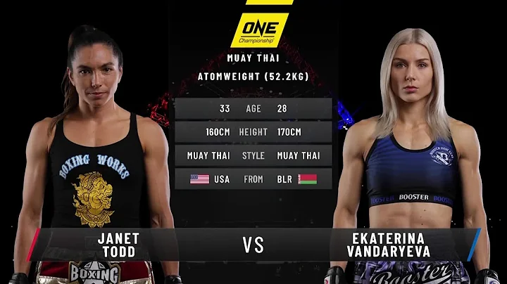 Janet Todd vs. Ekaterina Vandaryeva | Full Fight R...