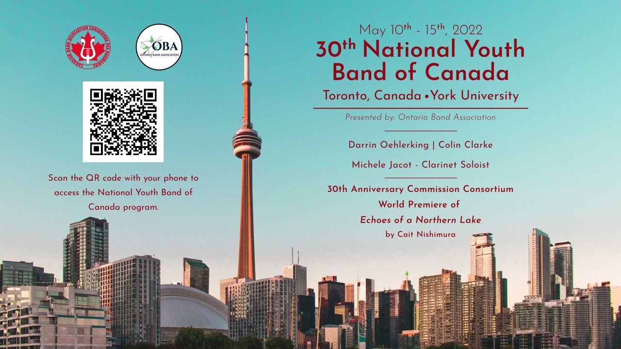 2022 National Youth Band of Canada - May 13, 2022 @ 1pm
