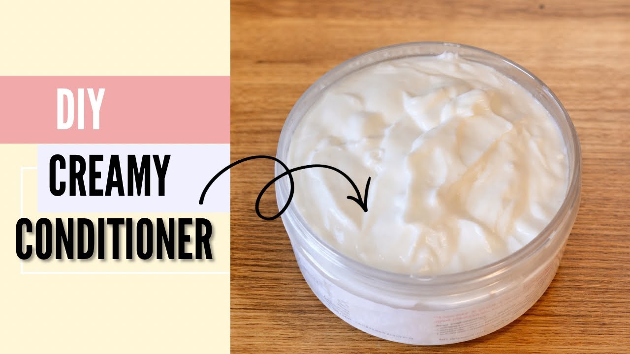 Самодельный густой и кремообразный кондиционер #кондиционер #уходзаволосами #средствапоуходузавол...