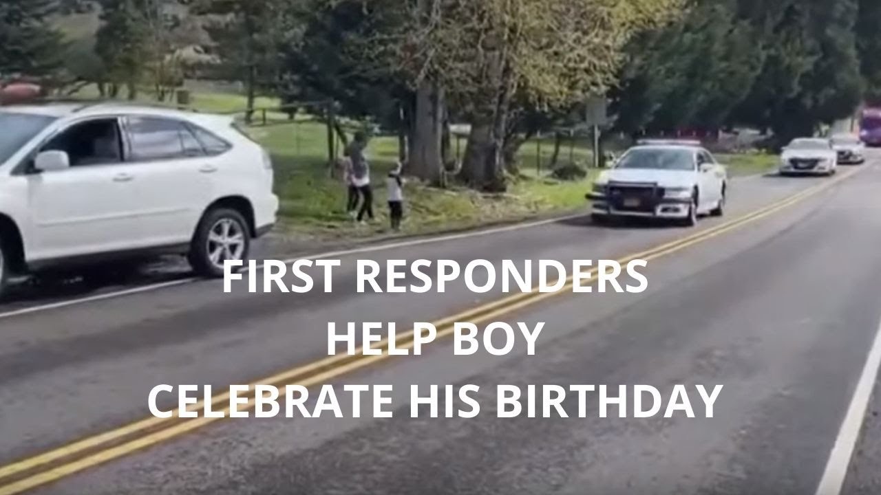 First responders help Happy Valley boy celebrate his birthday during coronavirus outbreak
