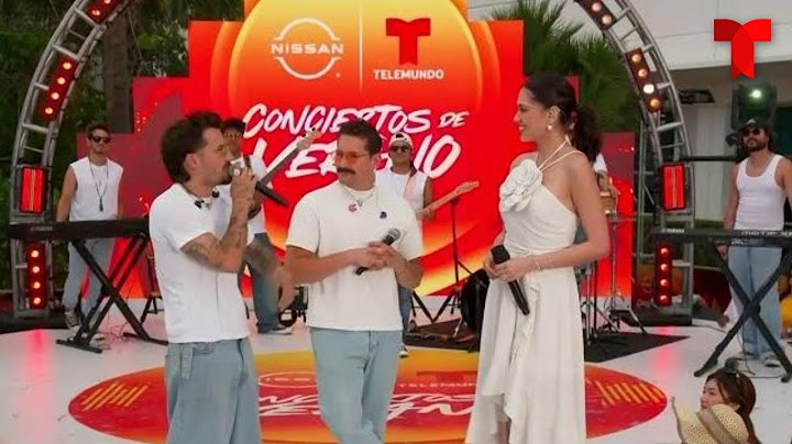 Mau y Ricky explican el origen de ‘Samaná’ durante los Nissan Conciertos de Verano 