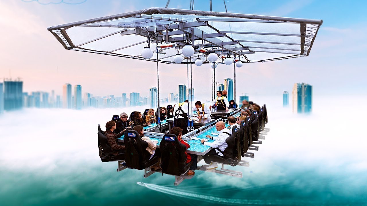 Un RESTAURANTE Sobre Las Nubes En el Cielo Restaurantes Mas Locos