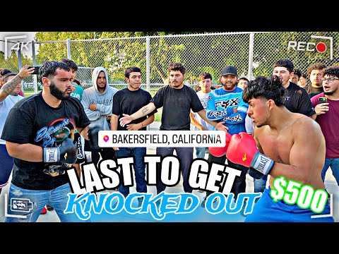 LAST TO GET KNOCKED OUT WINS $500 *BAKERSFIELD CA