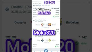 🔥 GAGNE PLUS AVEC 1XBET ! 👇💥 Utilise le code promo : moka320 #1xBet #ParisSportifs #Bonus #Gains