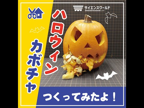 ハロウィン用の飾りカボチャを作ってみたよ！ - YouTube
