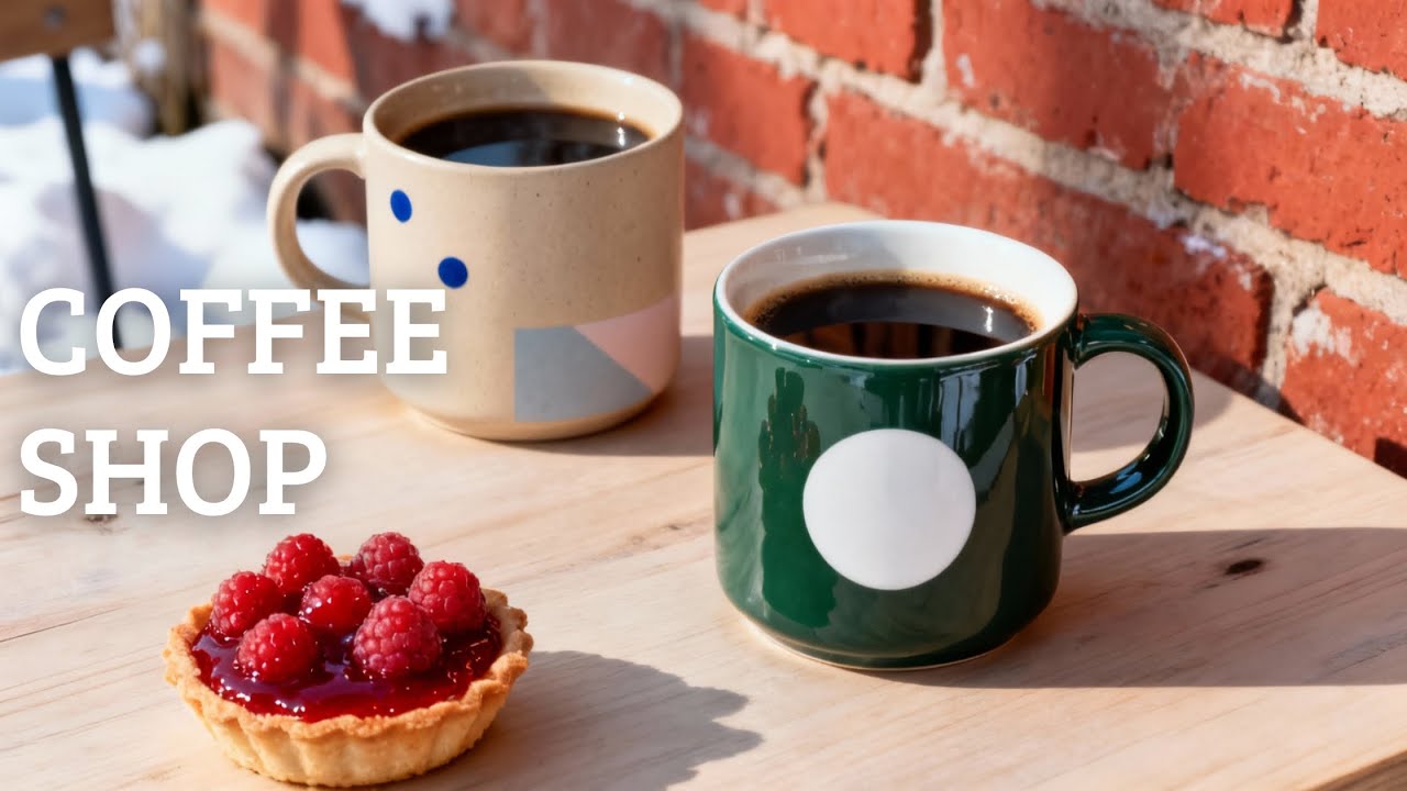 The Aroma of Winter-Roasted Coffee Beans ☕ Smooth Jazz Bossa Nova Bringing Life to the Snowy Cold