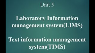 Unit 5 Lecture 2  LIMS | TIMS | Applications of computer in pharmacy | Hindi screenshot 4