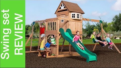 Backyard discovery montpelier all cedar playset 30211