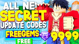 ALL NEW *FREE GEMS* UPDATE CODES in KING LEGACY CODES! (King