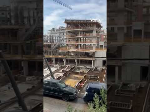 Θεσσαλονίκη: Καθίζηση στο εργοτάξιο των στάβλων Παπάφη