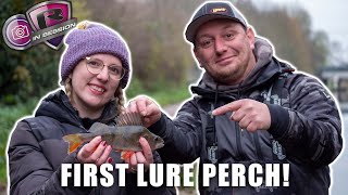 Catching UK perch on lures for the first time | Learning how to fish with lures | Jig and Drop Shot