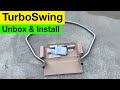 Turboswing tow bar unboxing install testing