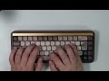 Typing test - Akko MU01 Mountain Seclusion with Akko Rosewood switches (stock, no mods)