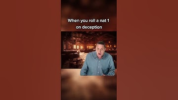 Rolling a nat 1 on deception.