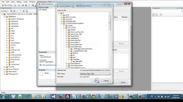 Đính kèm file cơ sở dữ liệu vào sql server