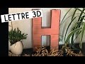 [ DIY # 2 ] : Lettres 3D pour déco sympa ! ♡