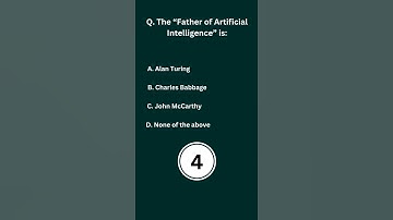 Artificial intelligence quiz 😀 #quiz #AI #computerscience #shorts #MCQ #interview #viral