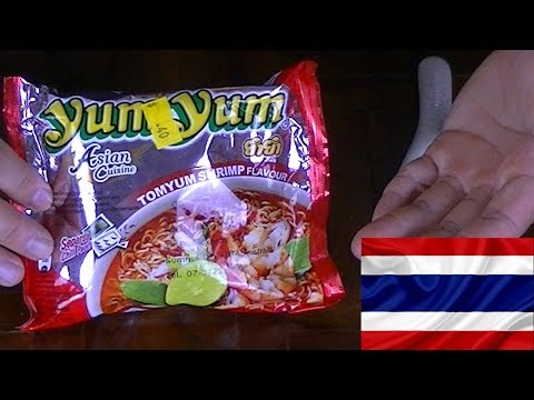 Thai Instant Noodles! Tom Yum Flavour by Yum Yum | The Noodle Hunter