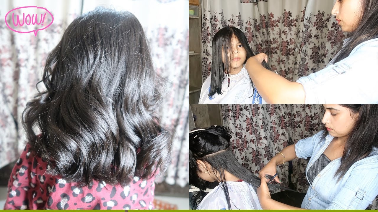 HOW TO CUT DAUGHTER'S HAIR AT HOME TUTORIAL BOB CUT Cut / Trim Your