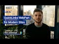 Quicklinks Webpart Tutorial für SharePoint Online / Modern Sites in Office 365 - Deutsch