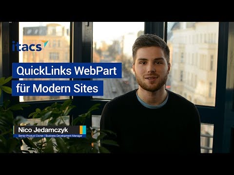 Quicklinks Webpart Tutorial für SharePoint Online / Modern Sites in Office 365 - Deutsch