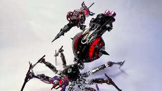 Metalkitor mechanical spider weapon assembly system model kit #metalkitor #spider #puzzle #mech