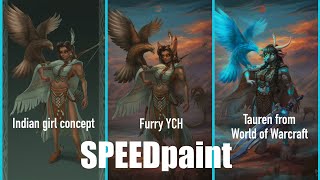 Tauren from WOW – SPEEDPAINT [Procreate]