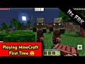 First time playing minecraft funny gameplay  itz frk