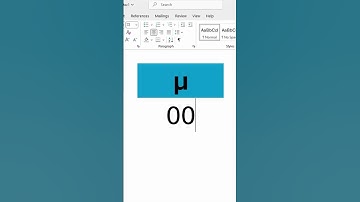Type Micro Symbol with Keyboard Shortcut! #shorts
