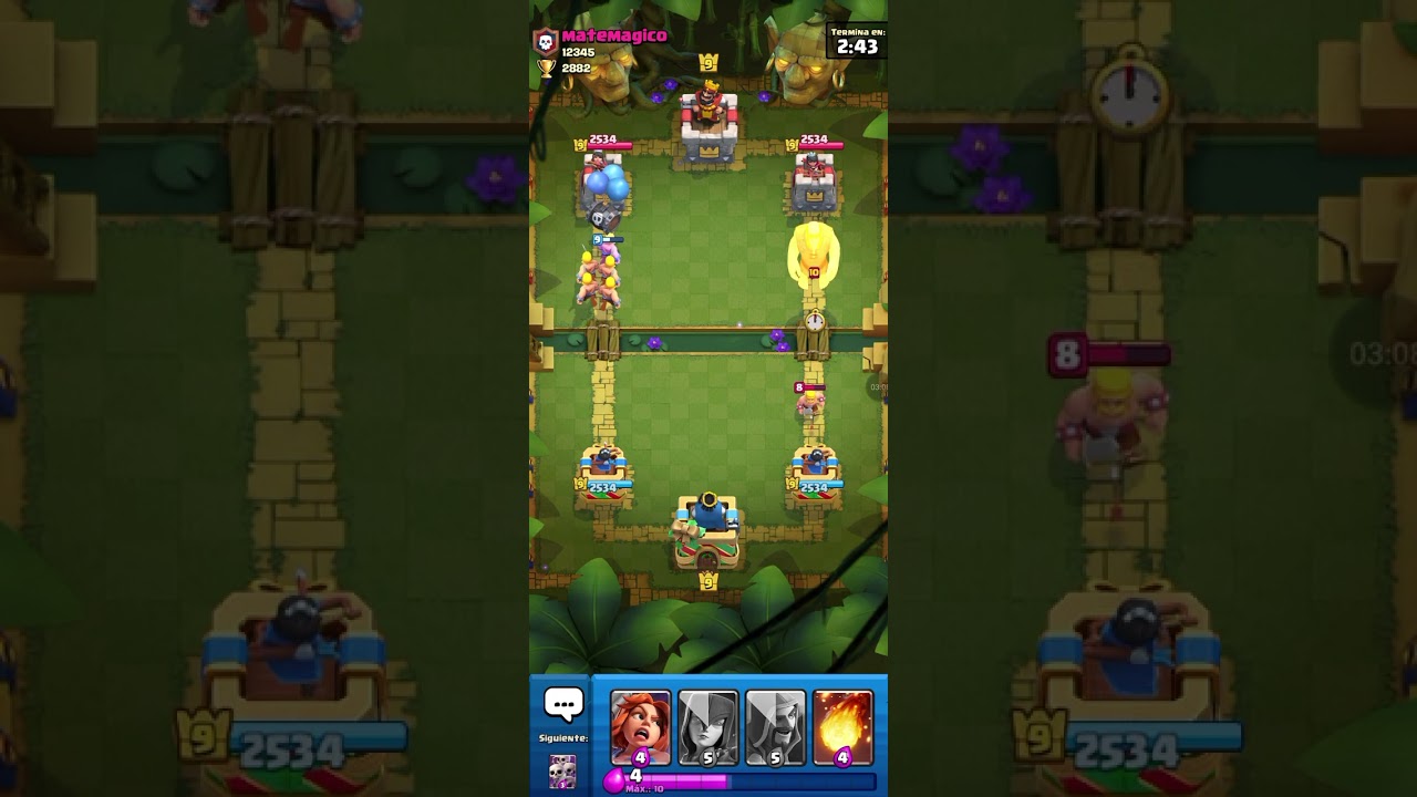 Hoy con una evolución de clahs royal