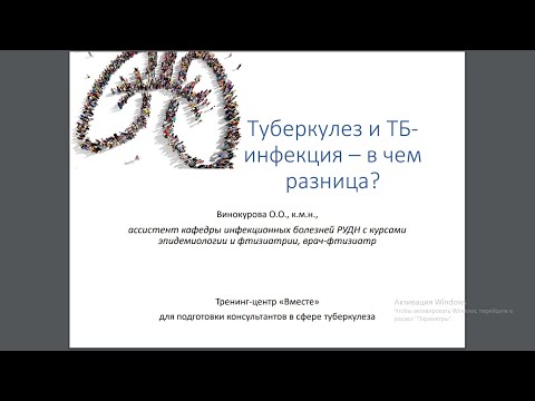Вебинар 2 "В чем разница между туберкулезом и латентной туберкулезной инфекцией?"