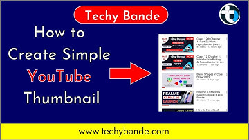 Create Simple YouTube Thumbnails in Corel Draw 2019 | Techy Bande
