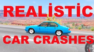 Realistic Car Crashes and Overtakes #132 -  BeamNG Drive