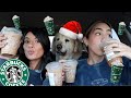 Trying My Subscribers FAVORITE Starbucks Holiday Drinks 2020!