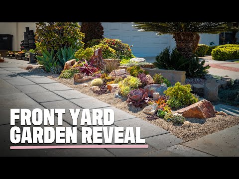 Front Yard Makeover | Gorgeous Succulent Garden Reveal! hqdefault