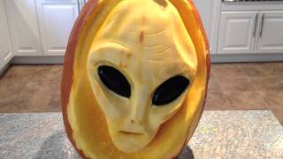 2011 Alien Pumpkin Carving