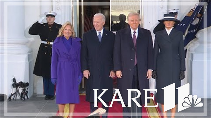 Inauguration of Donald Trump underway