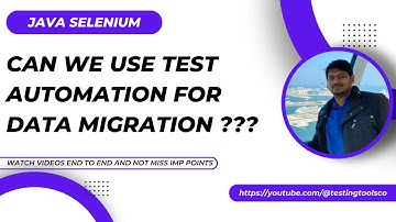 Can we use Test Automation for Data Migration - Example