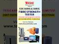 Fibre Strength Testing Made Easy – Step-by-Step Demo, Computerised Fiber Strength Tester, ASTM D3822