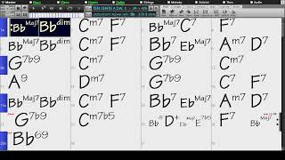 BACKING TRACK - TEN CENTS A DANCE (Rodgers &amp; Hart)(Bb) 108 BPM SWING