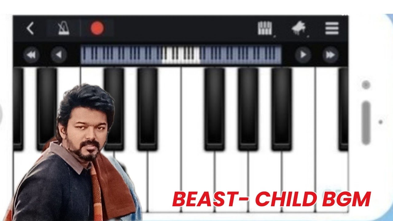 Beast Child Bgm  |  Veeraraghavan Entry Bgm  | Easy Piano tutorial | Anirudh