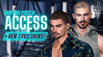 SECOND LIFE | Access Shopping & NEW Lelutka EvoX SKINS!