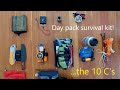Day hike survival kit (10 C's of survival)