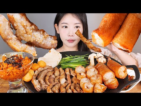 대창 통대창 홍사운드님 곱창 다모은팩 먹방 Grilled <strong>Beef</strong> intestines [eating <strong>show</strong>] mukbang korean food