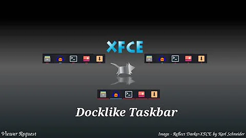 xfce4 docklike plugin - Docklike Taskbar Install