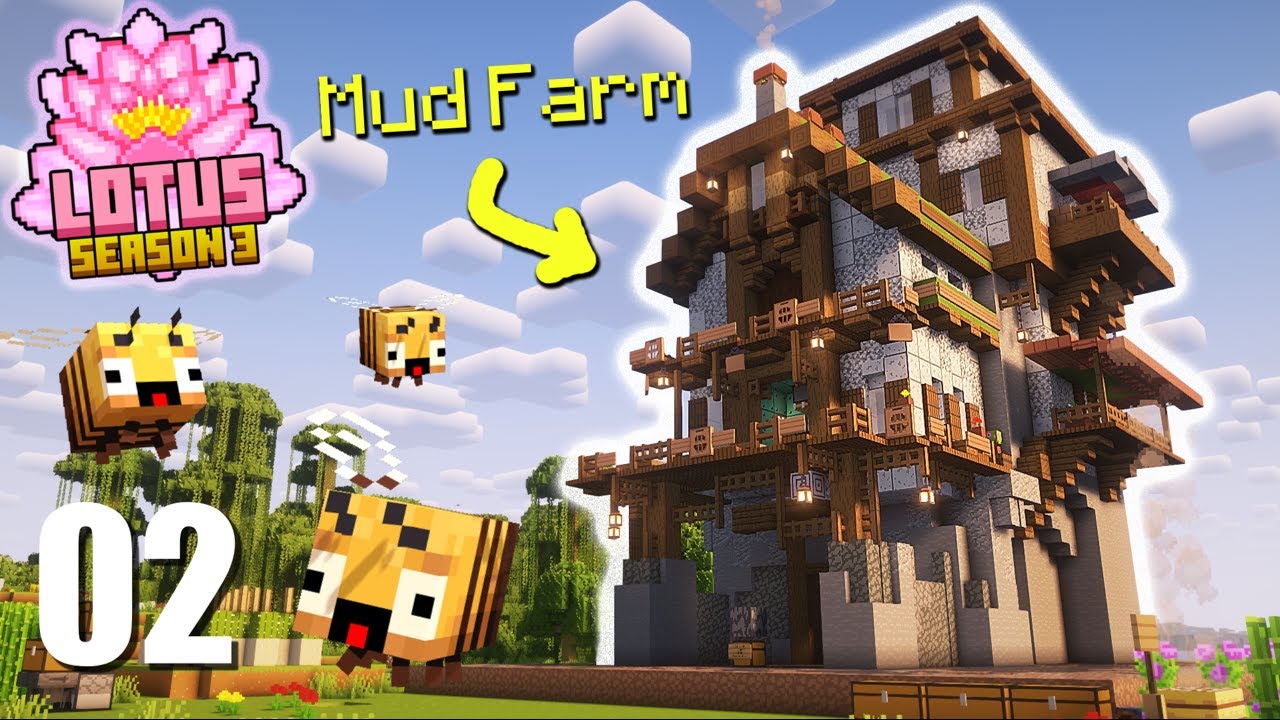Building my MUD FARM‼️ | Lotus SMP S3 [EP2] - YouTube