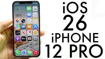 iOS 26 OFFICIAL On iPhone 12 Pro! (Review)