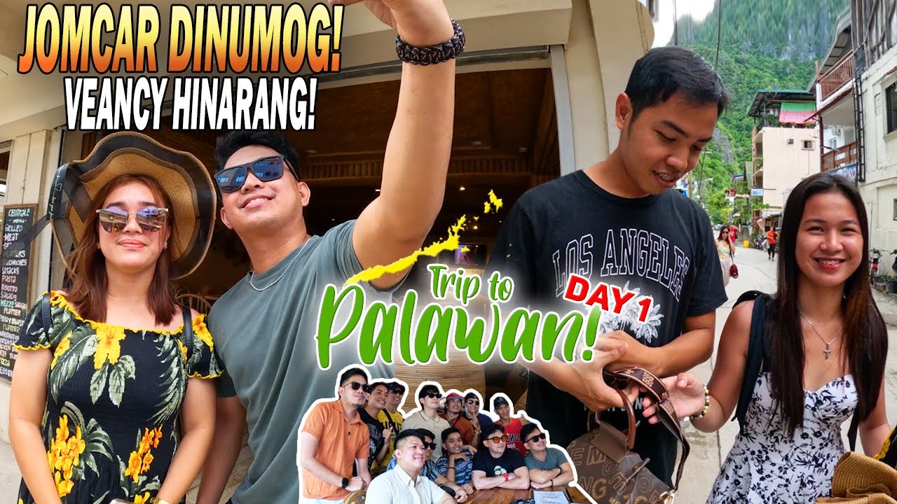 JOMCAR DINUMOG NG FANS! VEANCY HINARANG! ANG PAGDATING NAMIN SA PALAWAN!