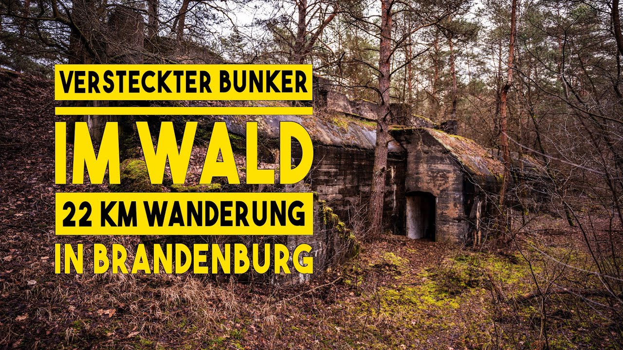 VERSTECKTER BUNKER IM WALD ENTDECKT -22KM WANDERUNG - LOST PLACE FORT BUNKERANLAGE 4K UHD 2160P